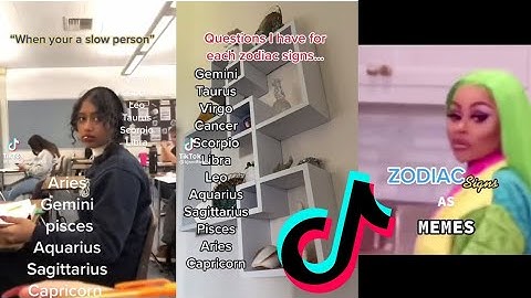 Relatable Zodiac Signs TikTok Compilation 💕Part 12💕