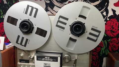 Akai GX-630D-SS Reel to Reel – Quick Demonstration