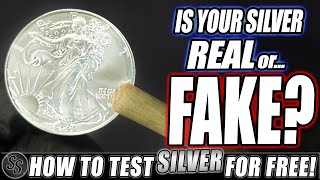 Don't Get FOOLED by Fake Silver! How to Test your Silver for Free!