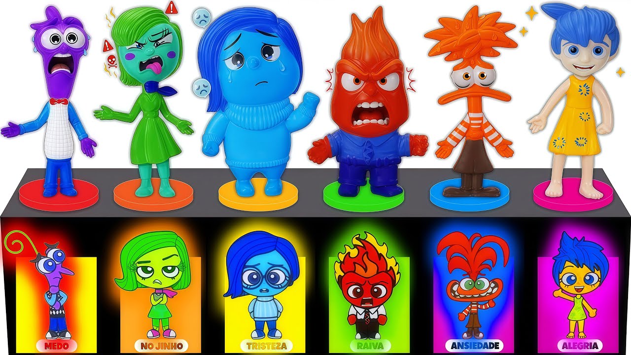 9 Minutes Satisfying with Unboxing Inside Out 2 Toys | ASMR Disney Pixar Compilation