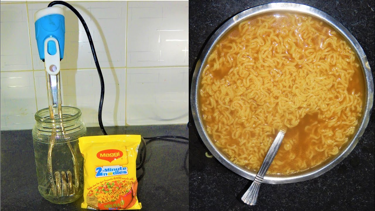 Maggi Hack For Hosteliers😋. make your tasty maggi using water heater
