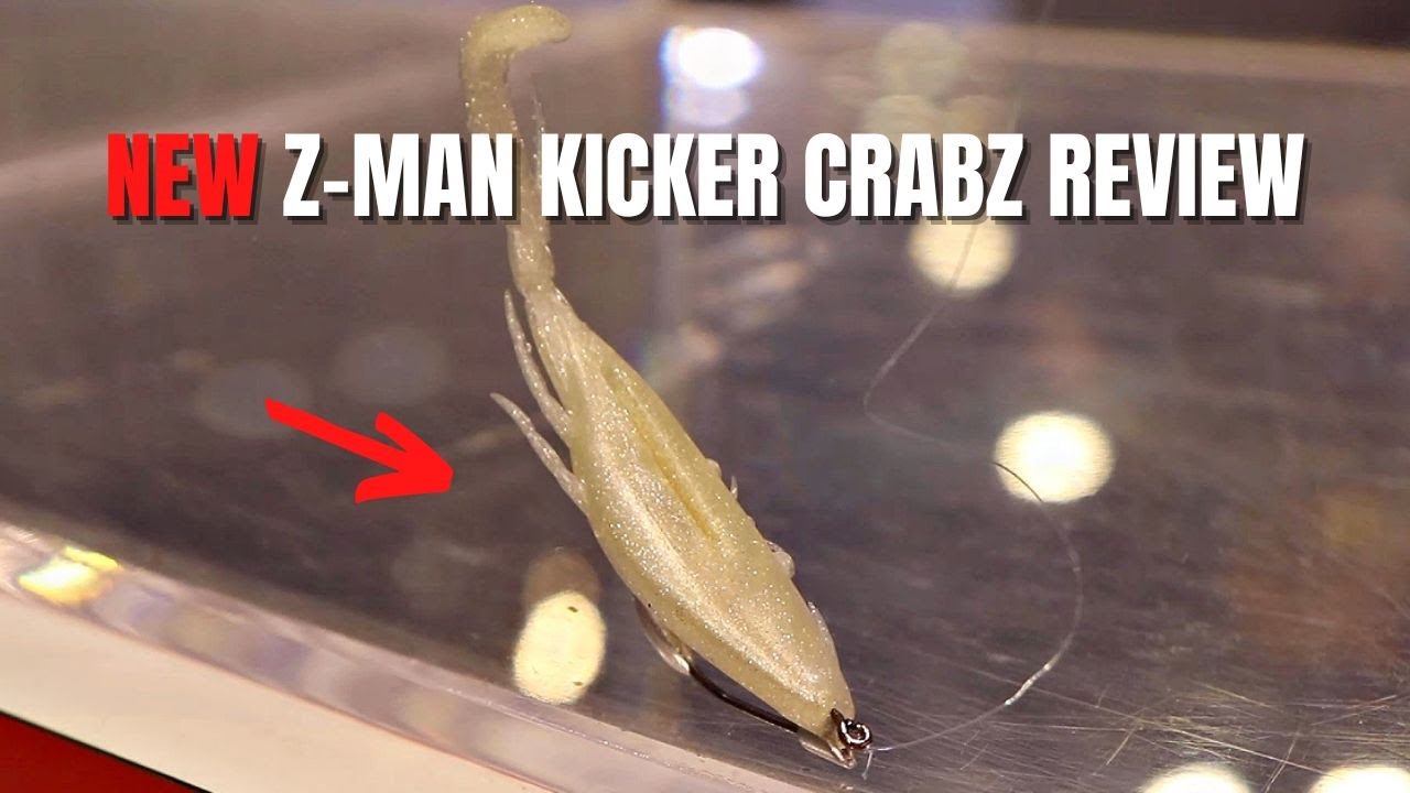 Z-Man Kicker CrabZ Review [NEW Artificial Crab Lure In The Shop