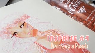 INSPRISE #4 Pretty as a Peach (Bath & Body Works Perfume) - Copic Marker Speedpaint ♡ iiKiui