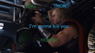 Thor and Loki annoying the crap outta each other for 10 minutes