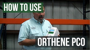 How to use Orthene PCO Pellets Insecticide