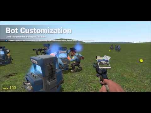 GMOD TF2 BOTS MOD FUN CRAZY POSSIBILITES