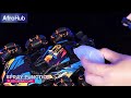 Remote controlled car Six-wheel stunt vehicle Alloy jet racing car High-speed toy car