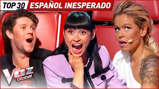 Top 30 UNEXPECTED Spanish Auditions on The Voice