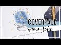 BULLET JOURNAL | Cover page Snow globe stars
