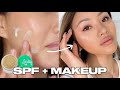 How to Make SPF Look GOOD + Reapplication with Makeup