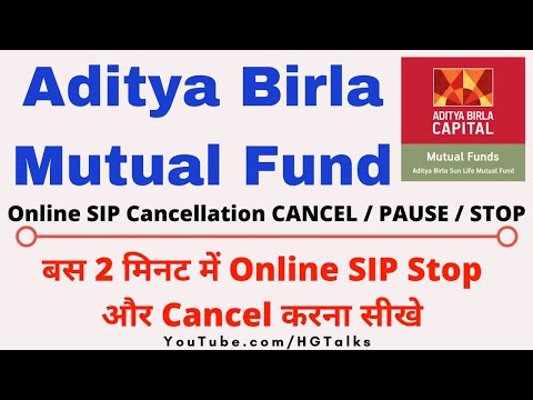 How To CANCEL / PAUSE / STOP SIP in Aditya Birla Mutual Fund 2021