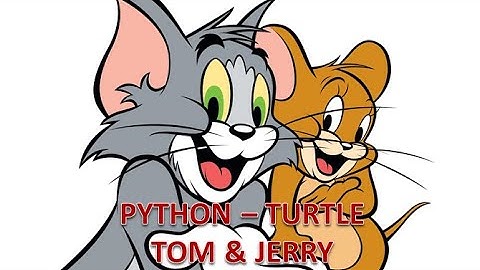 ❤️TOM AND JERRY❤️... python turtle programming #pythonprogramming #youtubevedio #howtomake