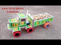 How to make matchbox truck at home | dc motor truck | homemade truck