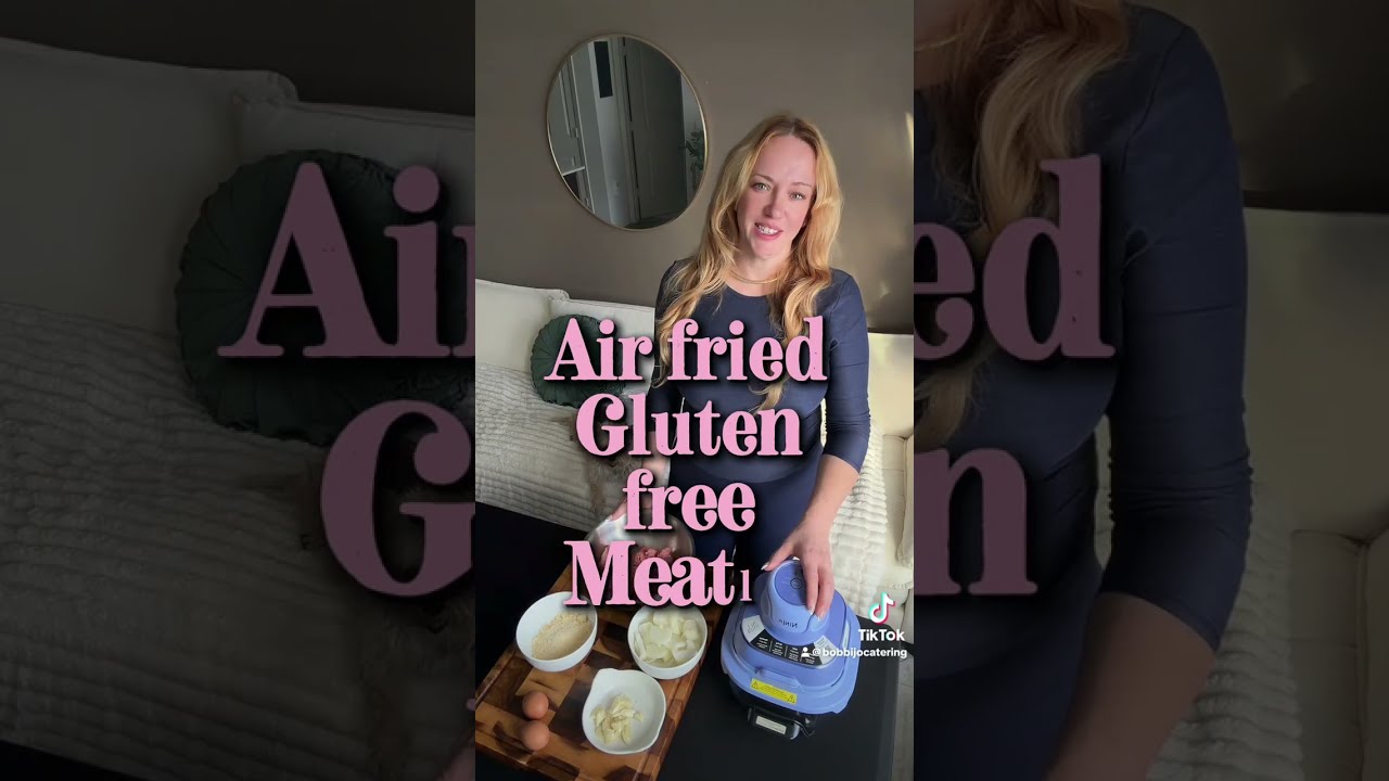 Air fried gluten-free low-carb meatloaf 