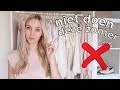 10x Wat je deze zomer NIET moet doen | Tips voor de zomer | Julia Verbij