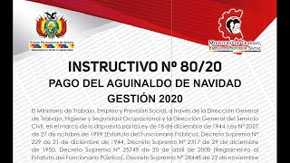 Pago Aguinaldo 2020