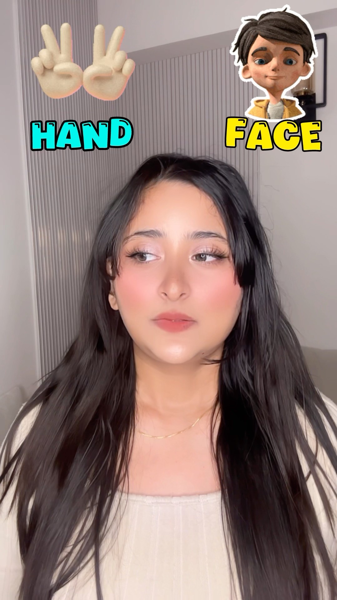 Choose One: Same Face or Same Hand #funnyshorts #ytshorts #shorts