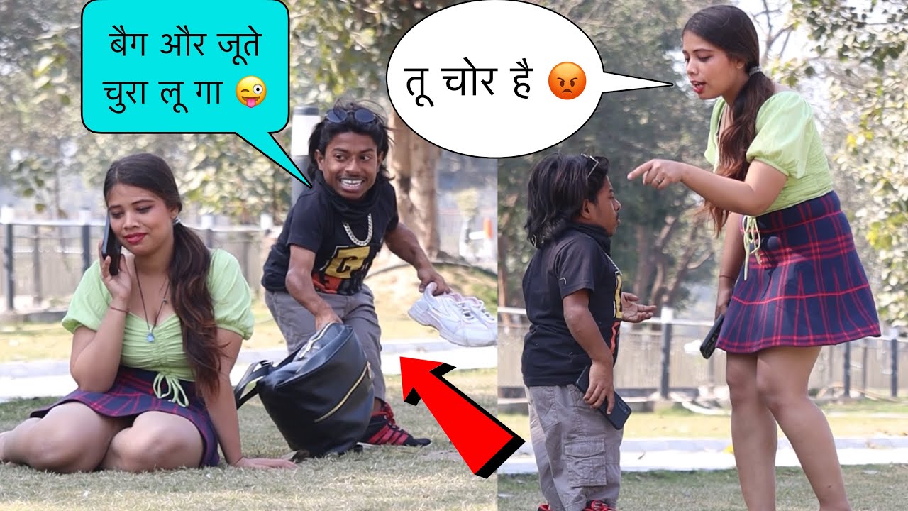 सारा समान चुरा लू गा 😜 | Prank On Cute Girl 🥰 | The Real Satish