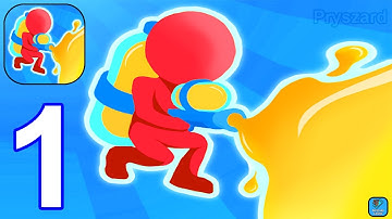 Roof Battle - Gameplay Walkthrough Part 1 Tutorial New Game (iOS,Android)