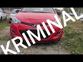 Hyundai i20 после угона. Простоял 6 лет в сыром гараже.