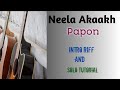 Neela akakhpaponintro riffsolo tutorialbeginnersunique tutorials