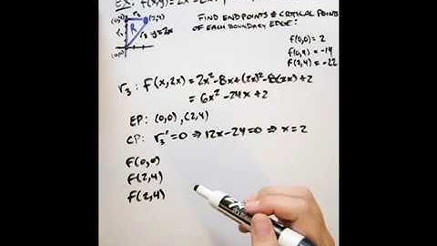 Extreme Value (Max and Min) Problems - Multivariable Calculus