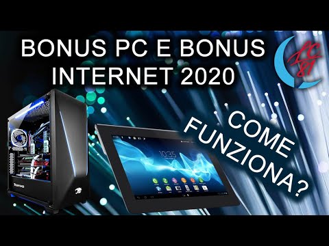 Bonus pc e bonus internet 2020 - Come richiederlo - Come funziona? - A chi spetta? Fino a 500 euro.