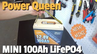 Power Queen Mini 12.8v 100ah LiFePO4 Battery