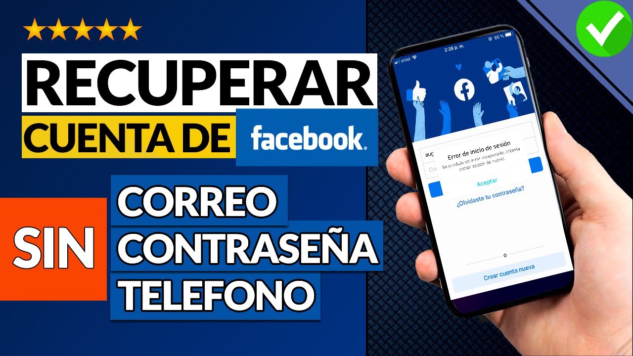 Cómo recuperar cuenta de FACEBOOK Sin correo, sin telefono, sin contraseña SOLUCIÓN 2021