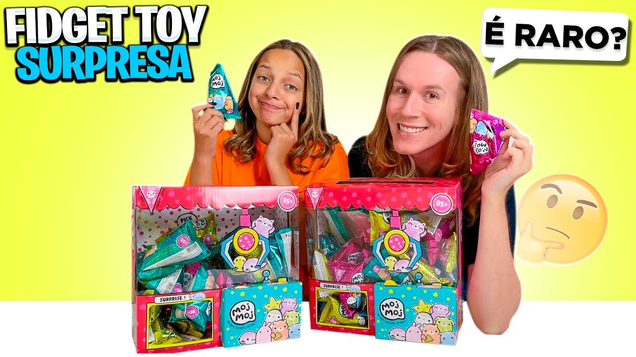 ABRINDO FIDGET TOYS SURPRESA | QUEM TIRAR MAIS MOJ MOJ RARO VENCE Ft. Tio Lucas