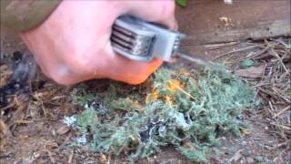 Multiple Tinders and Efficiency with A Ferro Rod