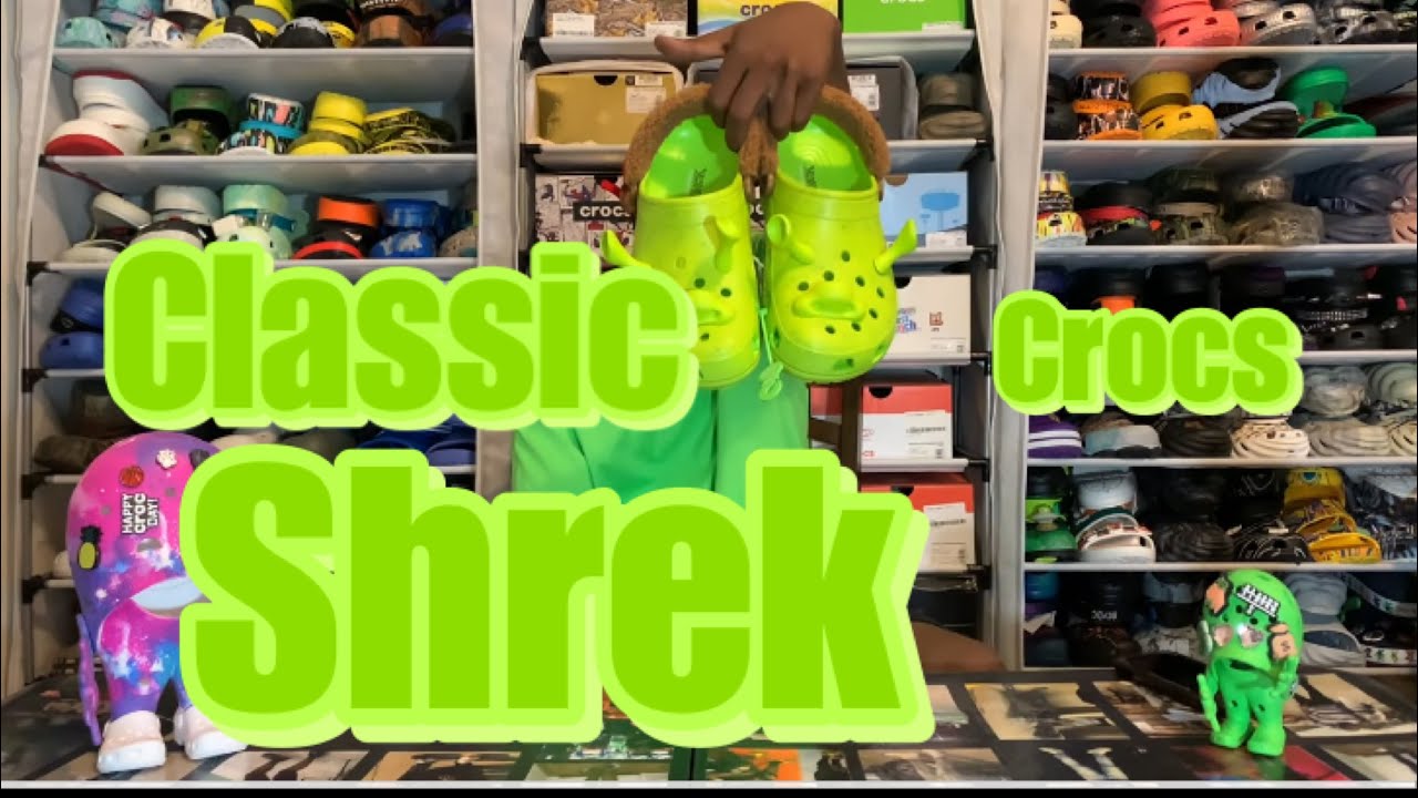 I Found These UNDER RETAIL On Release Day! Shrek Crocs On Feet Review With  Sizing Tips 