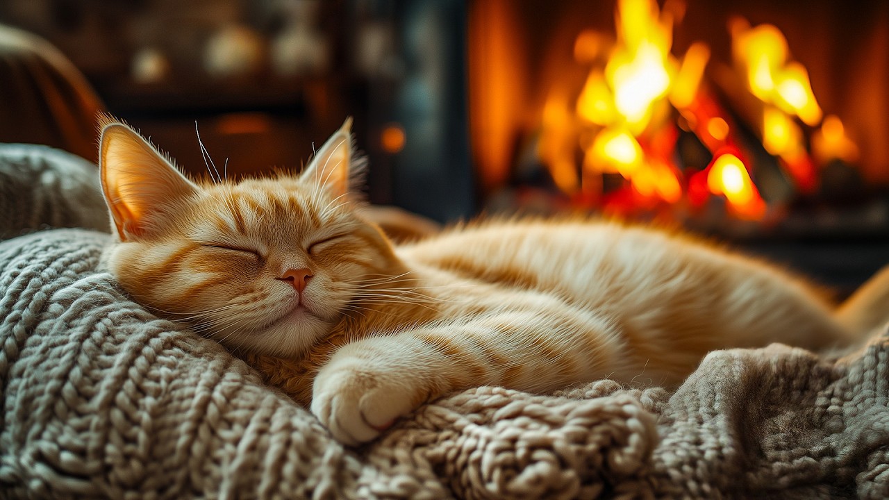 Deep Sleep Music For Cat 🐈 Soothing Sounds Reduce Anxiety & Calms Your Cat and Relaxation