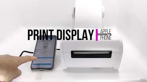 A6 Waybill sticker Label Barcode Printer Bluetooth USB 110mm Thermal Printer