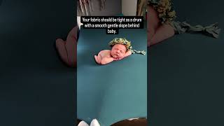 Newborn posing hack! It’s the simplest things that can make such a big difference! #newborntraining