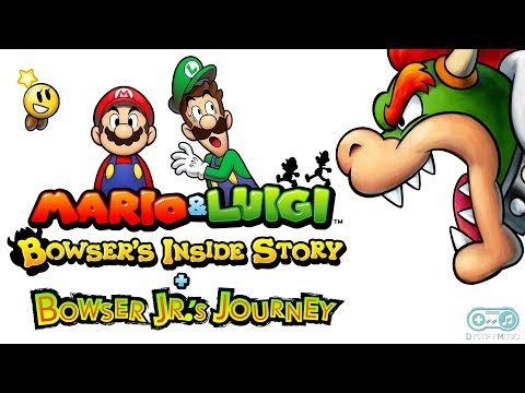 Toad Town Inside - Mario Luigi Bowser's Inside Story Bowser Jr's Journey Soundtrack