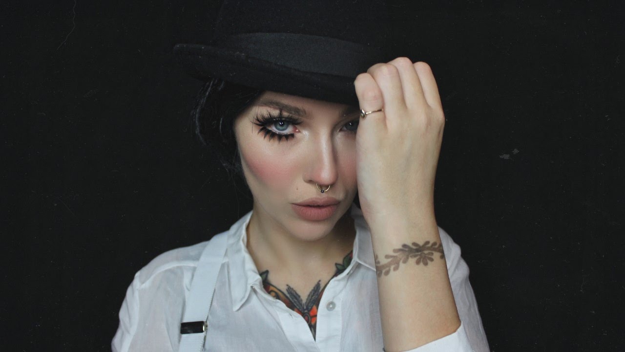 A Clockwork Orange Alex Halloween Makeup Tutorial YouTube