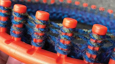 Easy Tutorial: Loom Knit Double Stockinette Twist Stitch