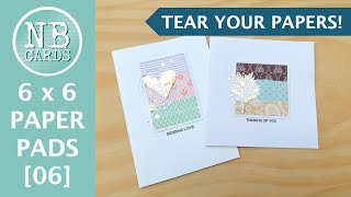 YET MORE 6x6 Paper Pad Ideas for Clean and Simple Cards! [2024/152]
