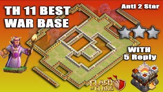 X5 Reply Th 11 Unbeatable Best War Base 2018 With Reply Proof Anti 2 Star Anti 3 Star Coc
