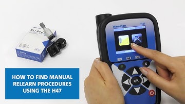 How-to Find Manual Relearn Procedures Using the Hamaton H47