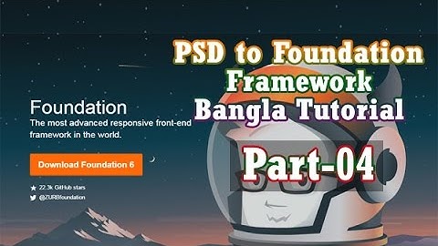 Foundation Framework Web Design Bangla Tutorial (Part-04)