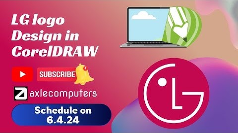 How to create an LG logo in CorelDRAW #coreldraw #tutorial #logo