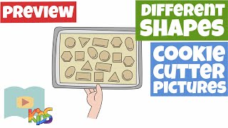 Remembering Different Shapes - Schooling Online Kids - Cookie Cutter Pictures - Lesson Preview screenshot 4