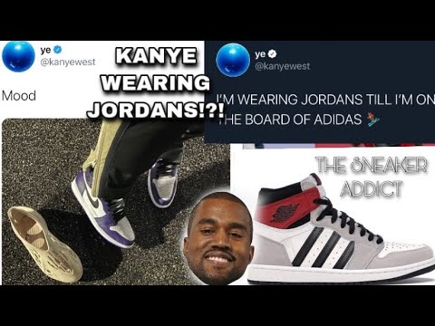 kanye wearing jordan 1