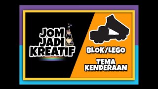 Tutorial membuat DUMP TRUCK  menggunakan BLOK/LEGO (Tema Kenderaan)