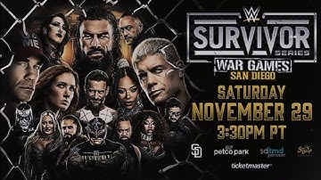 WWE Survivor Series: War Games 2025 Official Theme Song "War Pigs (Charity Version)"