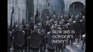 How big is Gondor's Army?
