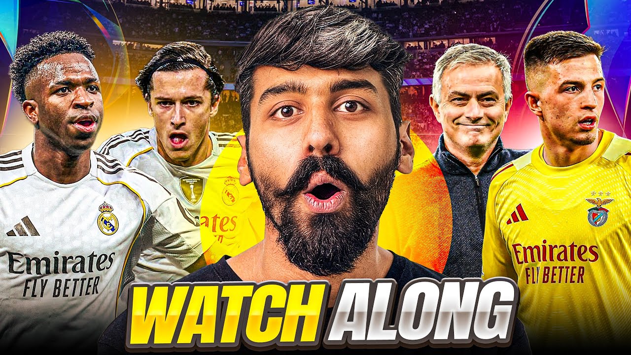 Real Madrid vs Benfica Champions league play-off Live Reaction | Divyansh