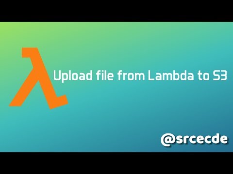Video: Paano ako mag-a-upload ng file sa Lambda?